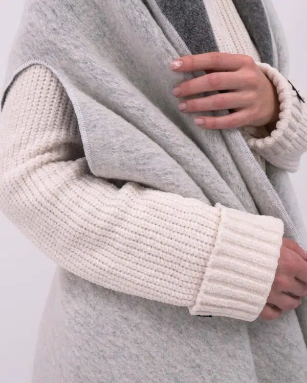 Пончо з мериносової вовни Woolmark – Еко-стиль і комфорт